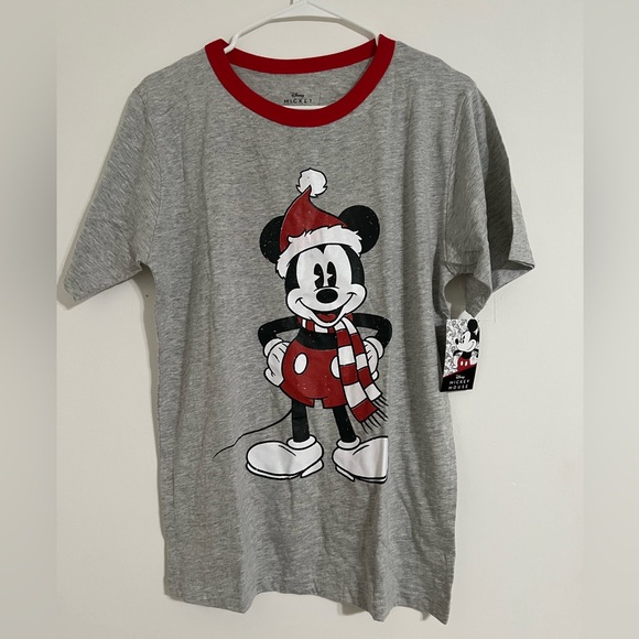 Disney Other - Disney Mickey Santa Tee Adult Small “New”